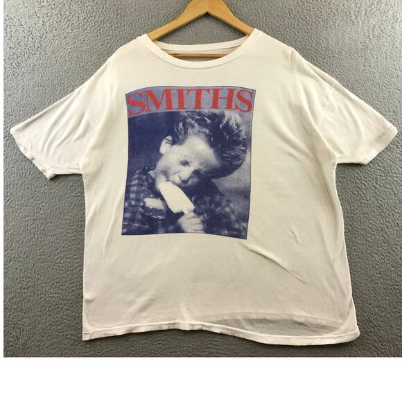 Vintage 80s The Smiths Popsicle Boy With Lolly Band T-Shirt XL - Picture 1 of 9